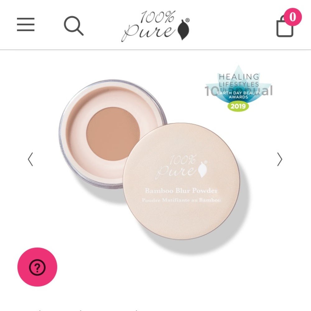 100% Pure bamboo blur powder